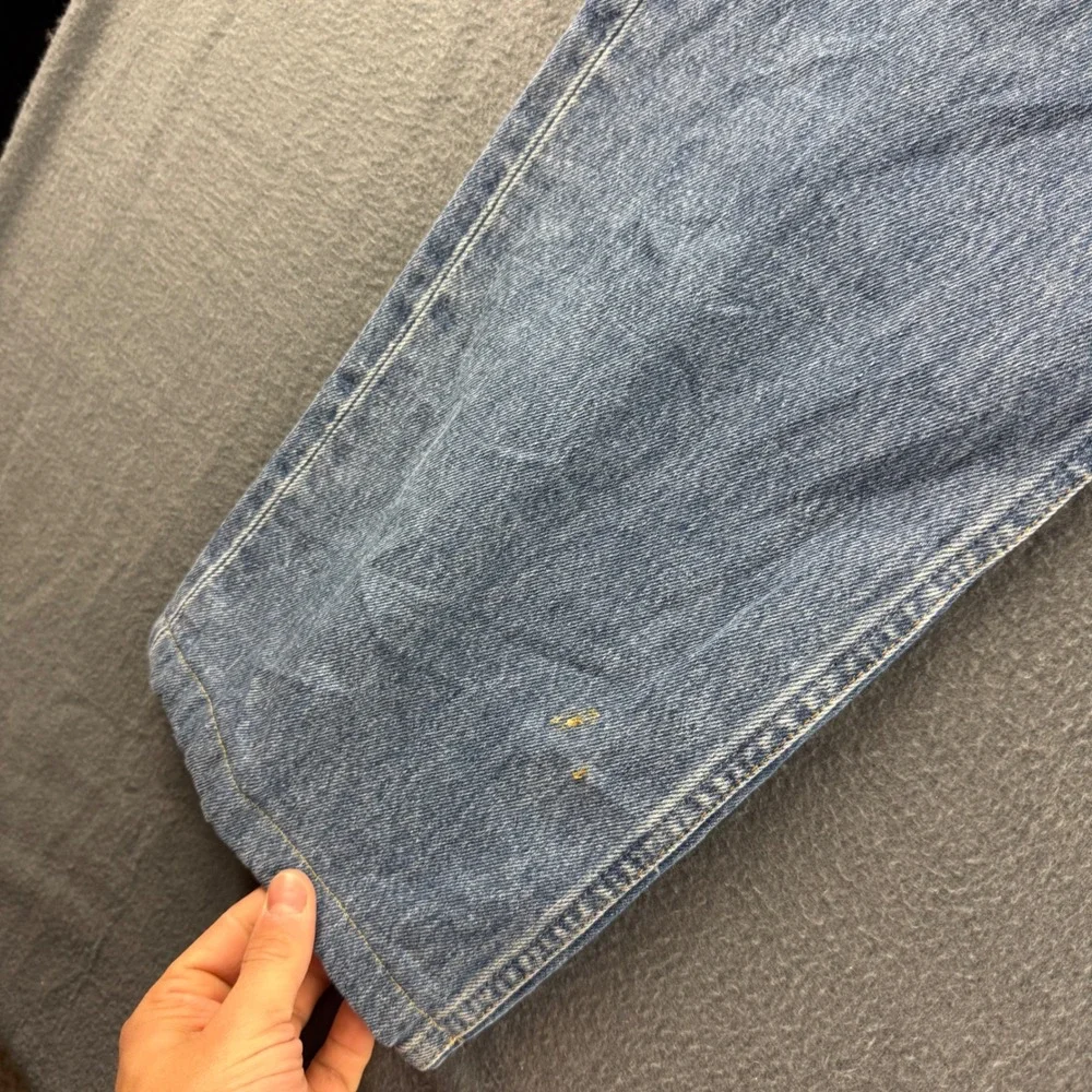 Vintage Levis 501 Jeans Men's 35x36 Blue Button Fly Regular Fit Straight Leg Y2K